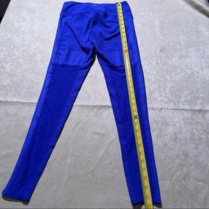 ALO Yoga Electric Blue Lean Mesh Legging Tights Extrasmall